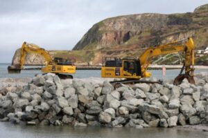Jones Bros bắt đầu thực hiện dự án phòng thủ bờ biển trị giá hàng triệu bảng ở Bắc Wales
