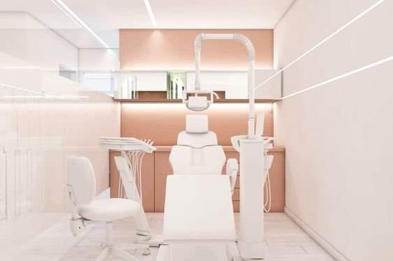 mẫu thiết kế nội thất phòng khám răng phong cách hiện đại