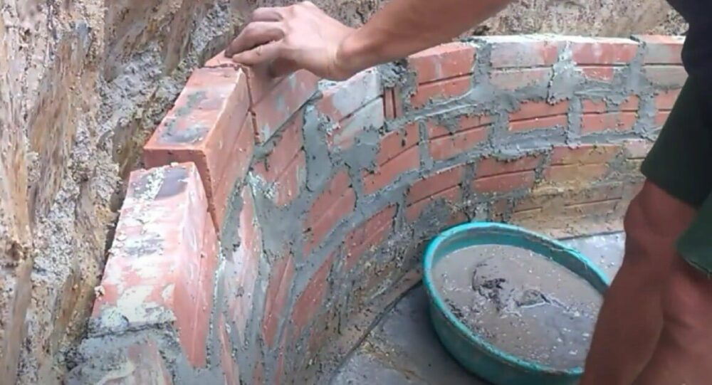 Xây bể biogas bằng gạch truyền thống