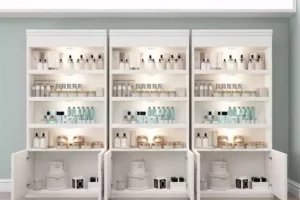 39+ mẫu tủ trưng bày mỹ phẩm đẹp