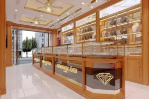 Thiết kế tiệm vàng bạc trang sức sang trọng